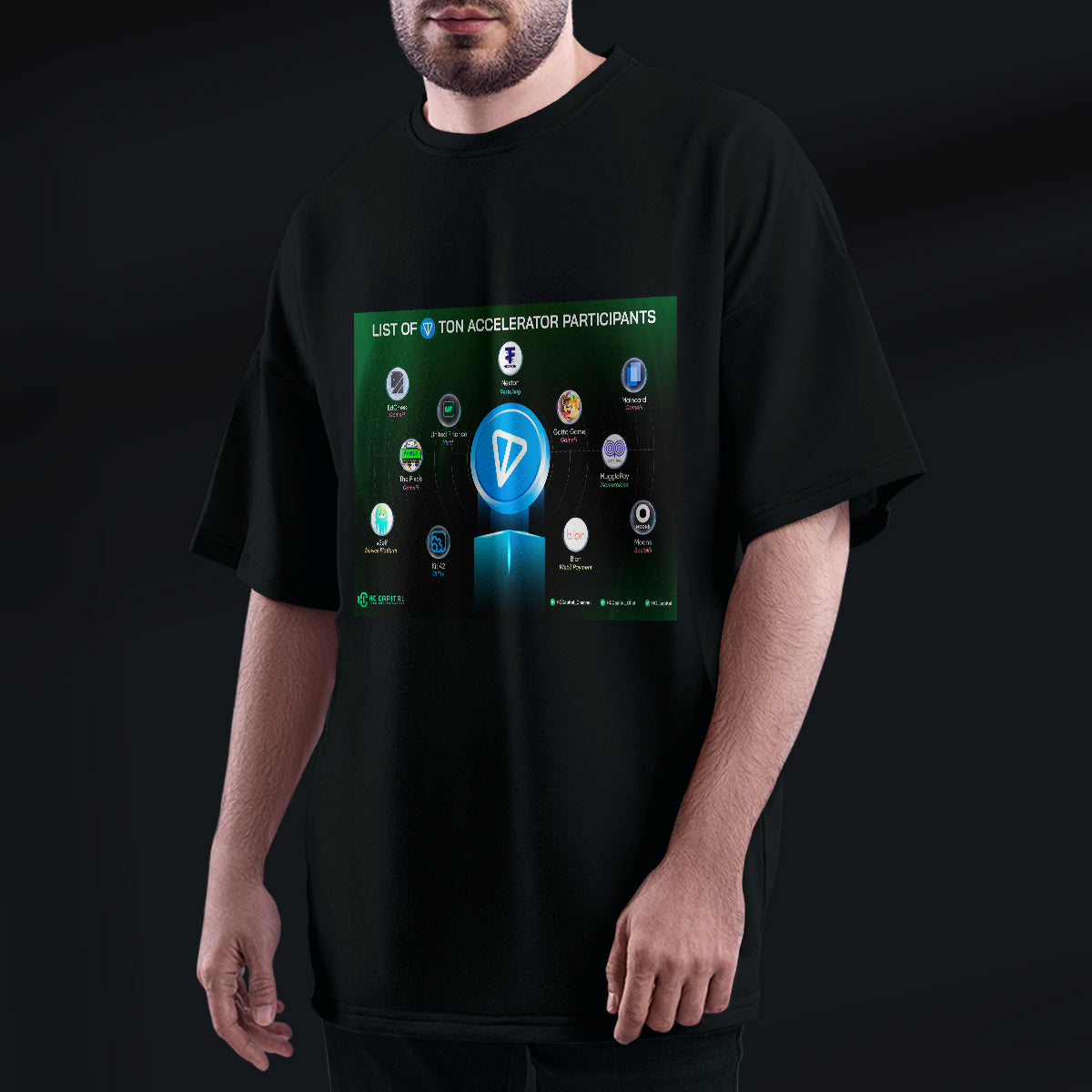 Basic BlockDag Printed T-Shirt